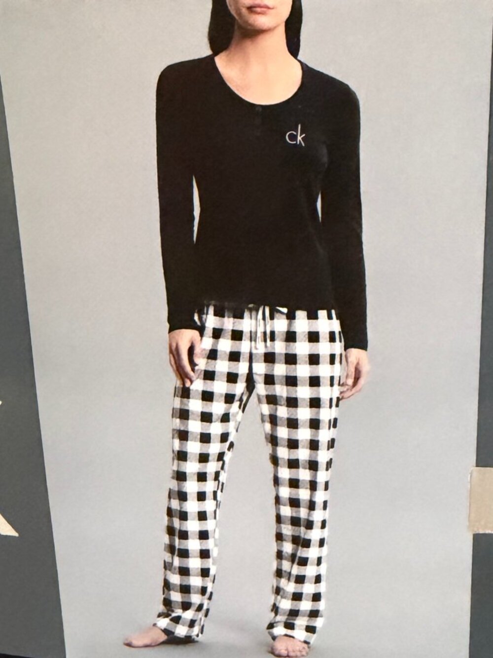 Calvin Klein Women's Cotton Pajama Set Size S Cozy Soft Fleece Loungewear NEW